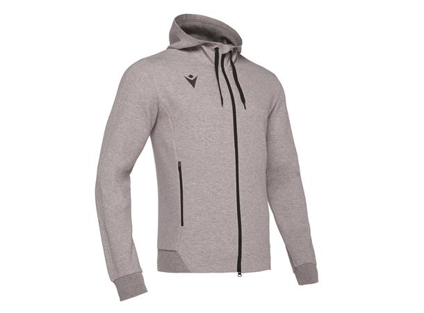 Zither Full Zip Hoody GRY S Hettejakke i myk bomullsmiks 
