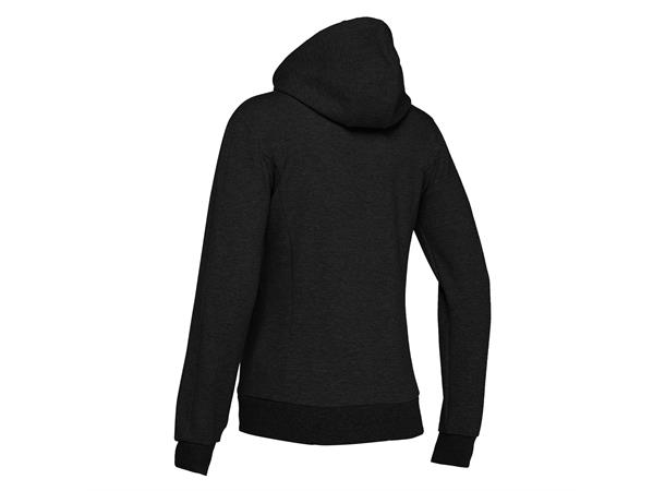 Lyre Full Zip Hooded Jacket W BLK S Hettejakke i bomullsmiks til dame 