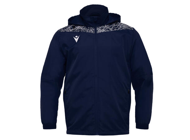 Lahti Showerjacket NAVY/HVIT XXL Vann- og vindavstøtende jakke - Unisex 