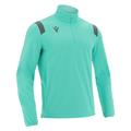 Gange 1/4 Zip Top TRQ/GRY M Teknisk treningsgenser - Unisex