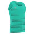 Dorian Singlet TRQ/BLK 4XL Løpesinglet for herre