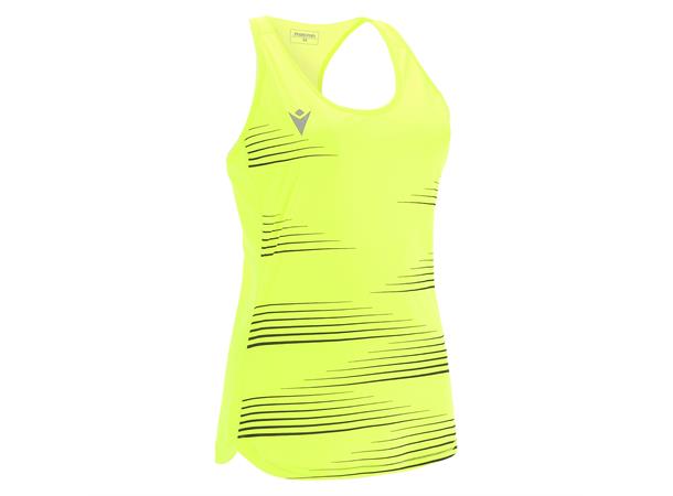 Dolly Singlet NYEL/BLK XS Løpesinglet for dame 