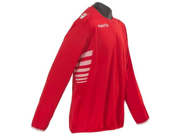 Macron Custom Felpa Genser RED XXS Treningsgenser med fine detaljer 