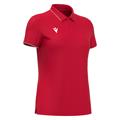 Melody polo RED/WHT XXS Poloskjorte - Dame