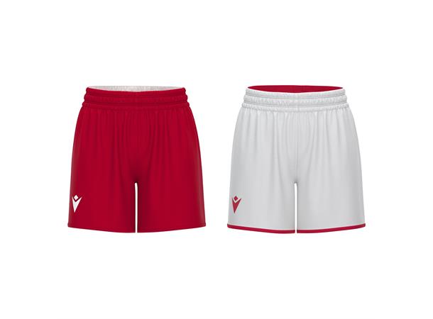 F500 Basket Shorts W RED/WHT XS Vendbar teknisk basketshorts til dame 