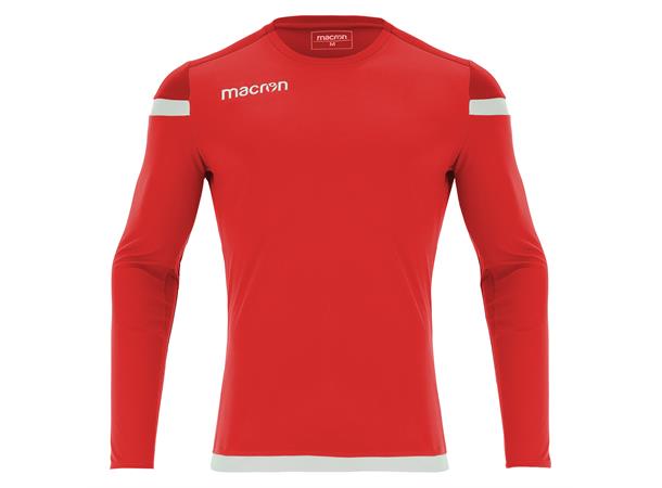 Titan Shirt Longsleeve RED/WHT XL Langarmet teknisk skjorte - Unisex 