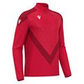 Yaruga Training 1/4 Zip Top RED M Teknisk treningsgenser - Unisex