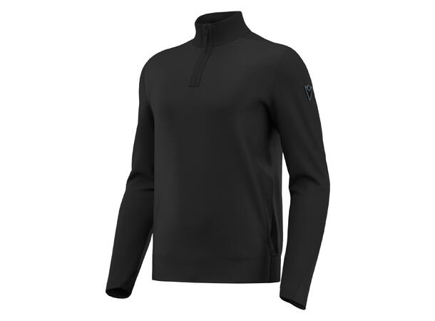 Lunaris 1/4 Zip Sweatshirt BLK 5XL En allsidig genser 